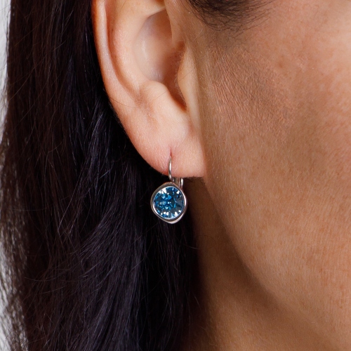 Фото Серьги Aquamarine Fiore Luna Classic Fiore Luna A1911.M22 BL/S