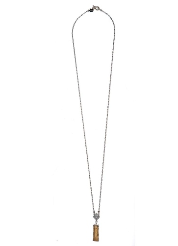 Фото Колье Estrosia цепь с подвеской кварц  желтый ES-CLG25