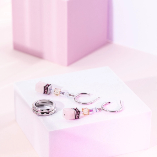 Фото Серьги Light blue-Beige Coeur de Lion 3039/21-0738