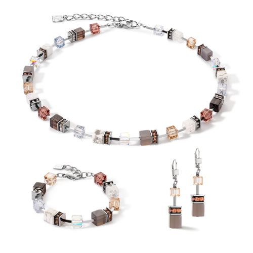 Фото Серьги Cognac-Beige Coeur de Lion 4505/20-1130