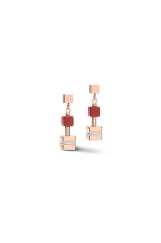Фото Серьги Rose Gold Multicolor Coeur de Lion 5058/21-1561