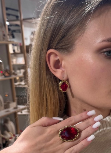 Фото Серьги Claudio Canzian CC00202822 red