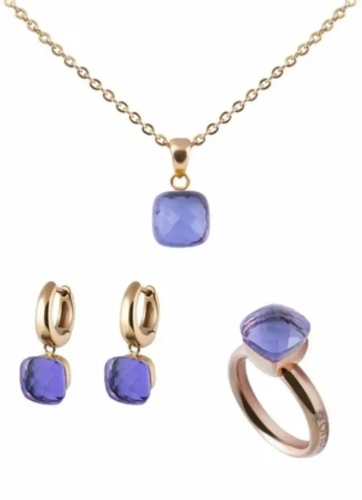 Фото Кольцо Firenze medium orchid 17.2 мм Qudo 611984 R/RG