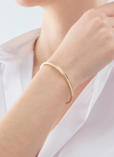 Фото Браслет Crystal-Gold 19см Coeur de Lion 0127/37-1816