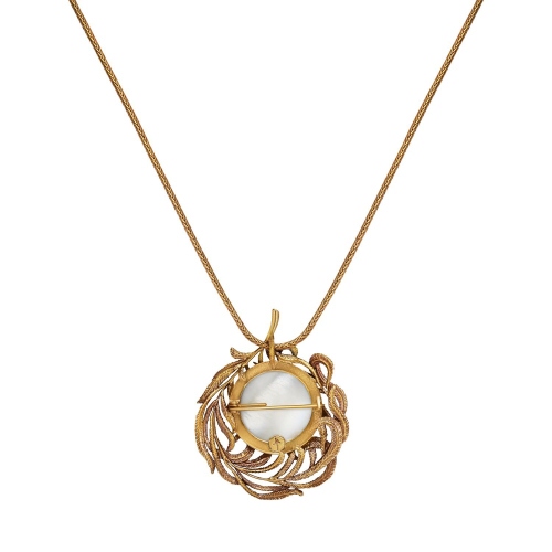 Фото Колье/Брошь Piuma di Fenice Fiore di Firenze CO2907 PEARL