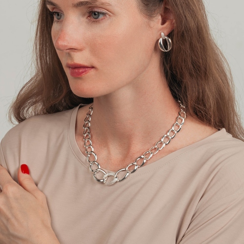 Колье the weave silver Mason BBN11649-03 S