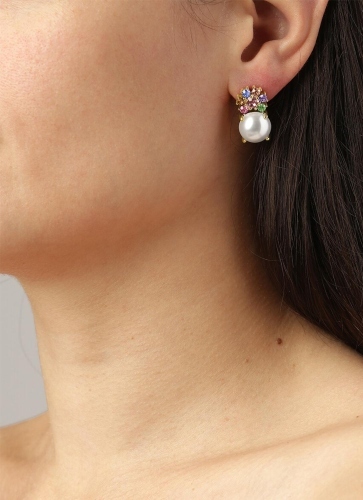 Фото Серьги BECKIA SG PASTEL MULTI/WHITE PEARL DYRBERG KERN 460069