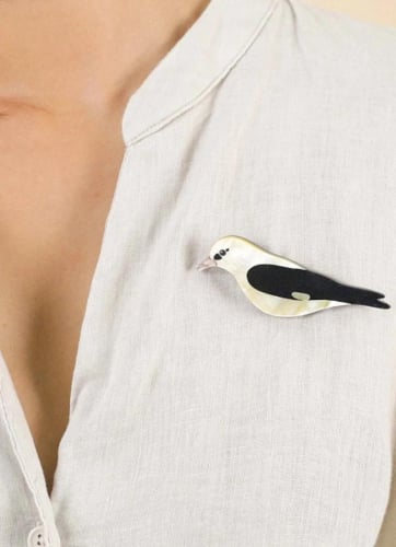 Фото Брошь Les Essentiels Ornitho Nature Bijoux 10-23920