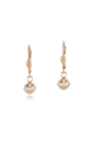 Фото Серьги Rose Gold Coeur de Lion 4971/20-1620
