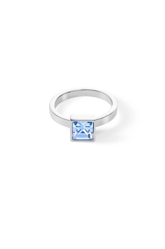 Фото Кольцо Light Blue-Silver 17.2 мм Coeur de Lion 0500/40-0741 54