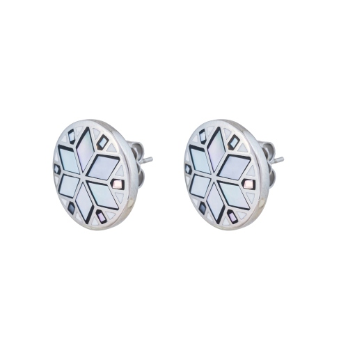 Фото Серьги MANDALA Art Deco Fiore Luna AE03197-1 BL/S