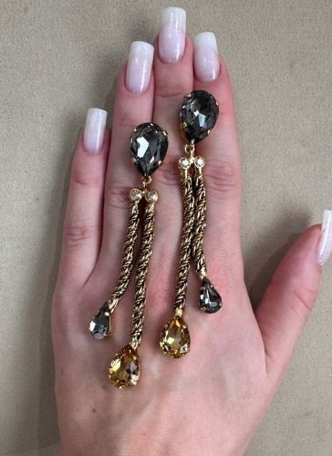 Фото Серьги "Хромосомы" Claudio Canzian CC00202190 gray