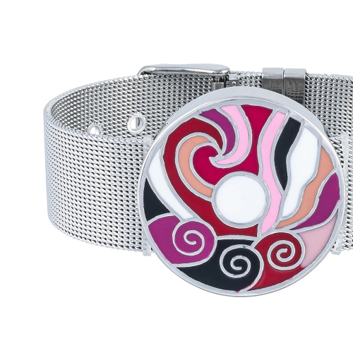 Браслет на металлическом ремешке Fiore Luna CB13784-2 S