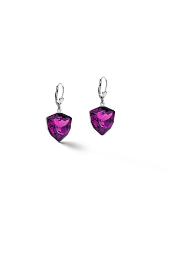 Фото Серьги Magic Crystal Amethyst Coeur de Lion 5054/20-0824