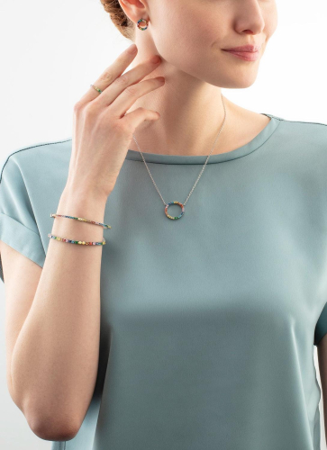 Фото Браслет Multicolour Silver Coeur de Lion 0600/30-1517