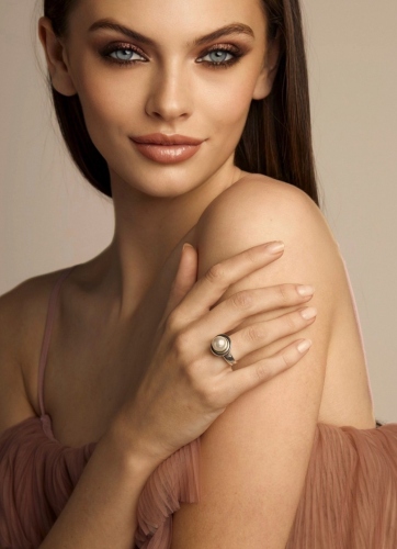 Фото Кольцо 18 Pearl VIDDA 01675