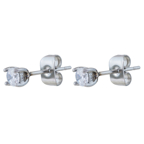 Фото Пусеты WHITE Art Deco Fiore Luna AE03187-4A BW/S