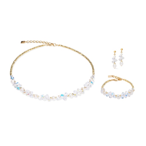Фото Серьги Crystal-Gold Coeur de Lion 1136/21-1816