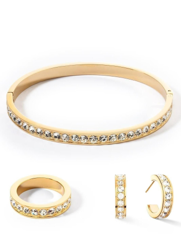 Фото Серьги Crystal-Gold Coeur de Lion 0131/21-1816