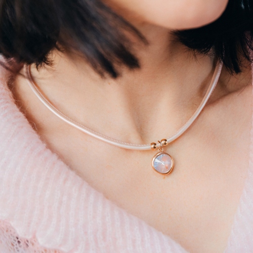 Фото Колье Rose Kristal Fiore Luna B1902.M7 R/S