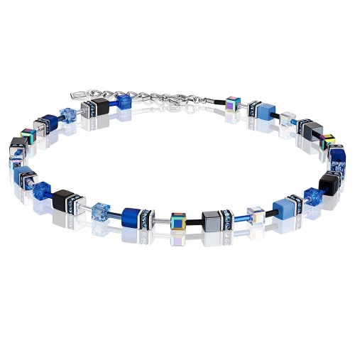 Фото Колье GeoCUBE cobalt blue Coeur de Lion 4014/10-0712