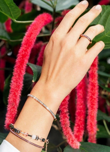 Фото Браслет Amethyst-Silver 17 см Coeur de Lion 0129/33-0843