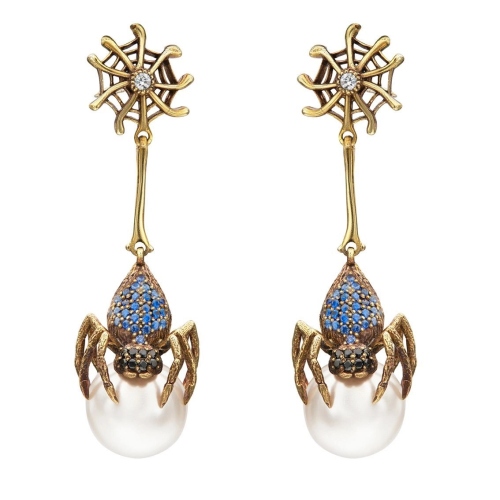 Фото Серьги Ragno Art Nouveau piccolo Fiore di Firenze OR2210-2 TANZANITE