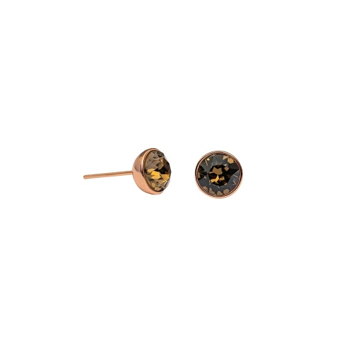Фото Пусеты Smoked Quartz Kristal Fiore Luna SWE298 SQ RG