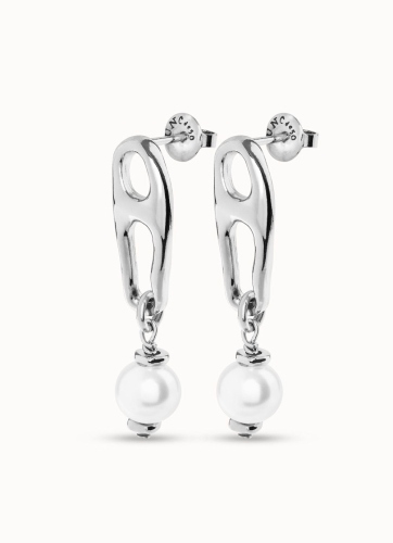 Фото Серьги Pearl & Match с серебром UNOde50 PEN0918BPLMTL0U