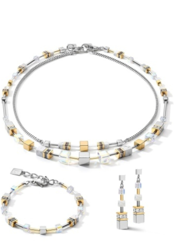 Фото Колье 4-In-1 Gold-Silver Coeur de Lion 5007/10-1617