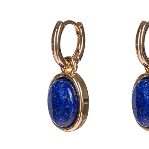 Фото Серьги NATURAL LAPIS Elegia Fiore Luna LE1200 BL/G