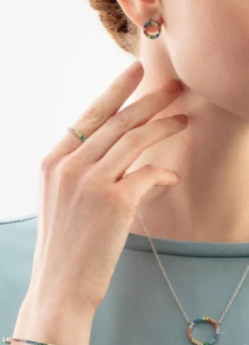 Фото Кольцо Multicolor Silver 16.5 мм Coeur de Lion 0129/40-1517 52