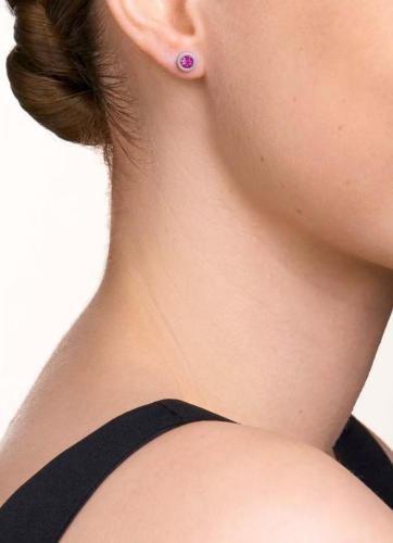 Фото Серьги Red-Silver Coeur de Lion 0227/21-0317