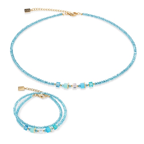 Фото Колье Joyful Colours Update gold-turquoise Coeur de Lion 4464/10-0600