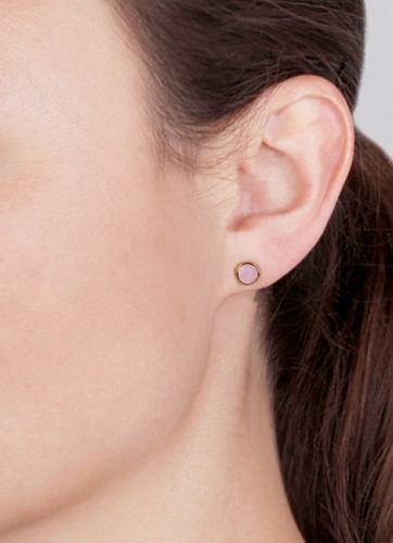 MAROCK серьги CLIC SG ROSE QUARTZ 351061