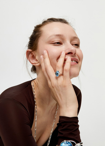 Фото Кольцо Ser Deslumbrante UNOde50 ANI0850AZUMTL15