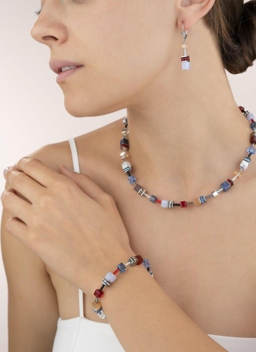 Фото Серьги Blue-Red Coeur de Lion 4905/20-0703