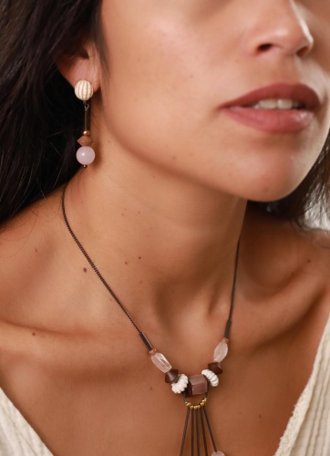 Фото Серьги Choco rose Nature Bijoux 12-77205