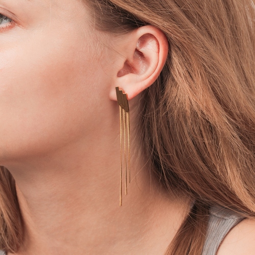 Серьги Fiore Luna AWE3004-G