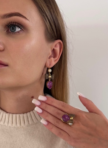 Фото Серьги Claudio Canzian CC00202301 Violet