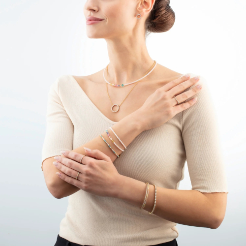 Кольцо Multicolour Pastel Gold