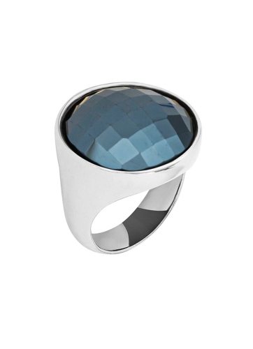 Фото Кольцо pearl black agate 16.5 мм Possebon K1155.4/16.5 BW/S