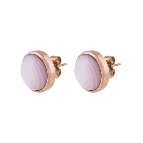 Фото Пусеты Сфера SHELL ROSE Art Deco Fiore Luna AE02913-3 R/RG