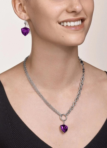 Фото Серьги Magic Crystal Amethyst Coeur de Lion 5054/20-0824