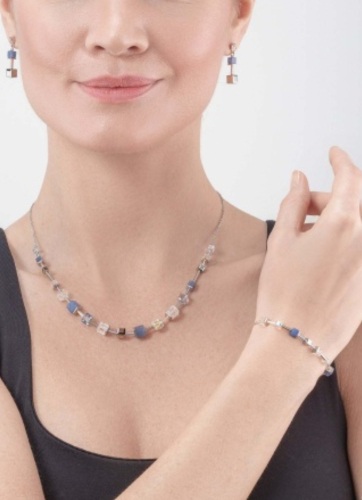 Фото Колье Silver-blue Coeur de Lion 5074/10-0700