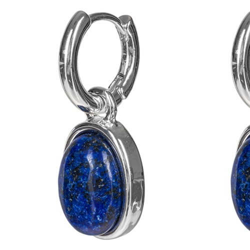 Фото Серьги NATURAL LAPIS Elegia Fiore Luna LE1200 BL/S