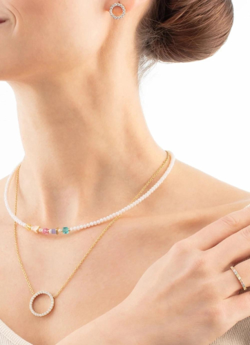 Фото Серьги Crystal-Gold Coeur de Lion 2057/21-1816