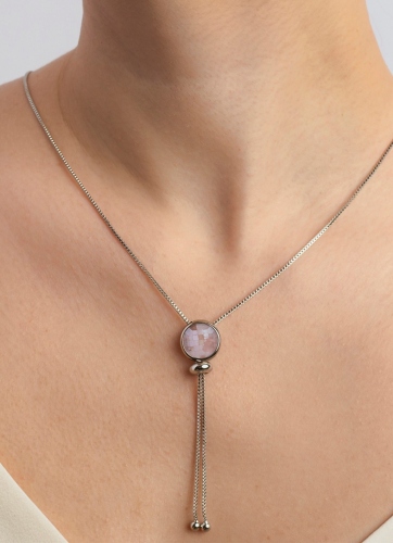 Фото Колье quartz rose Possebon B1653.9 R/S