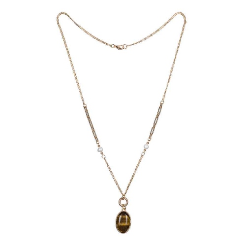 Фото Колье TIGER EYE Elegia Fiore Luna LN5156 BR/G