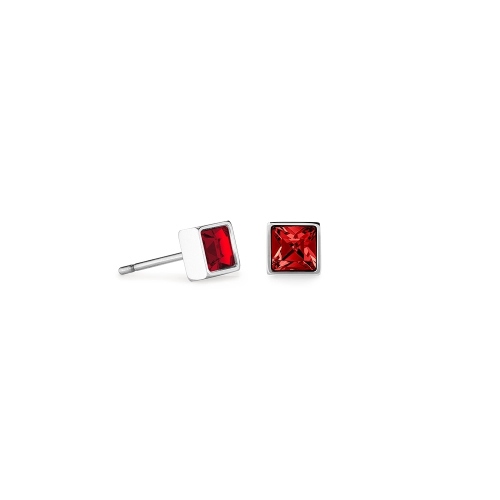 Фото Серьги Red-Silver Coeur de Lion 0501/21-0317